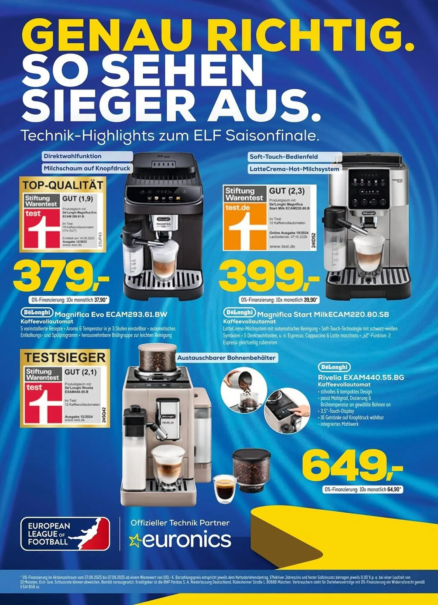 Euronics Prospekt von 27. August bis 8. September 2025 - Prospekt seite 1