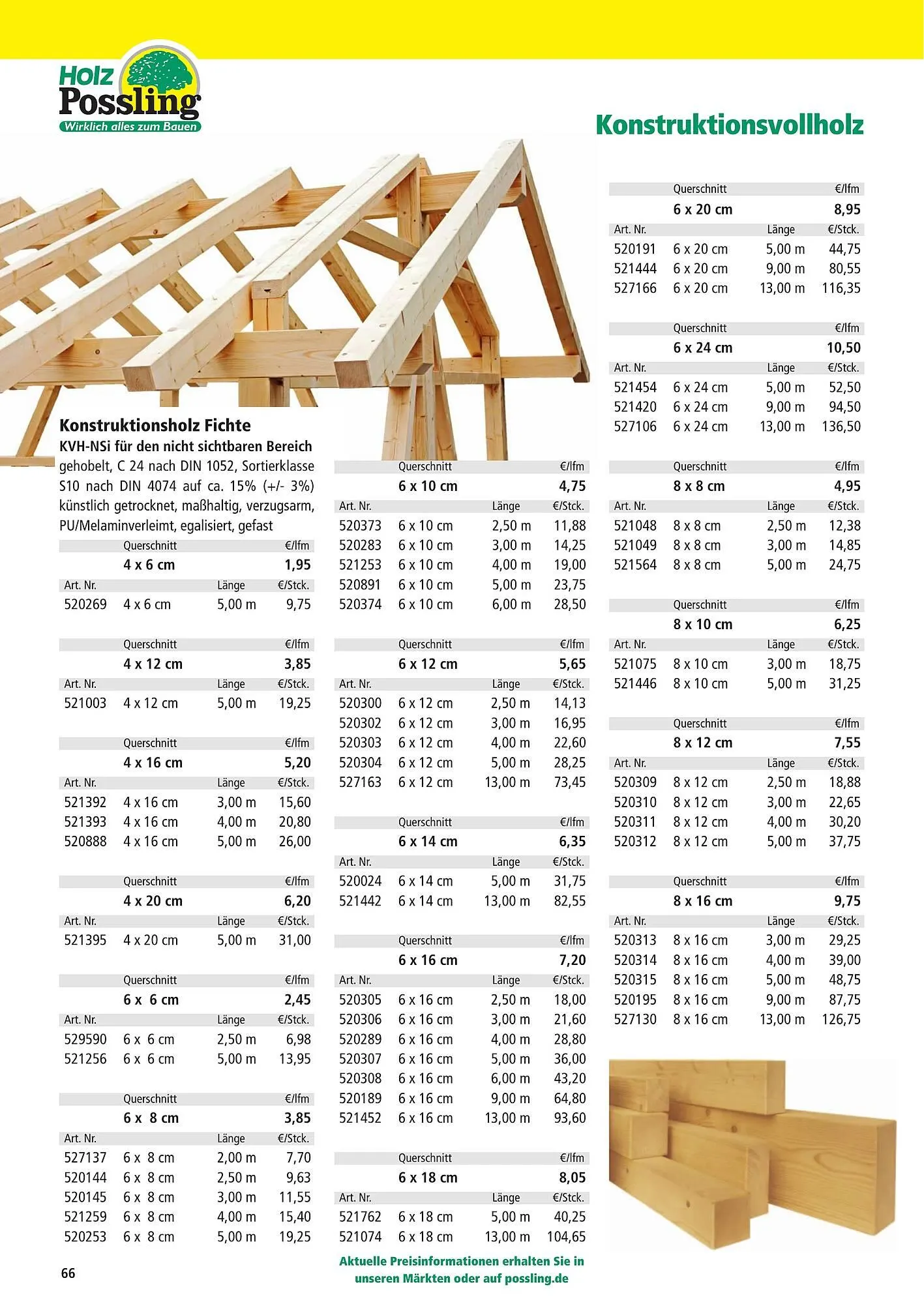 Holz Possling Prospekt von 2. Mai bis 31. Juli 2025 - Prospekt seite 66