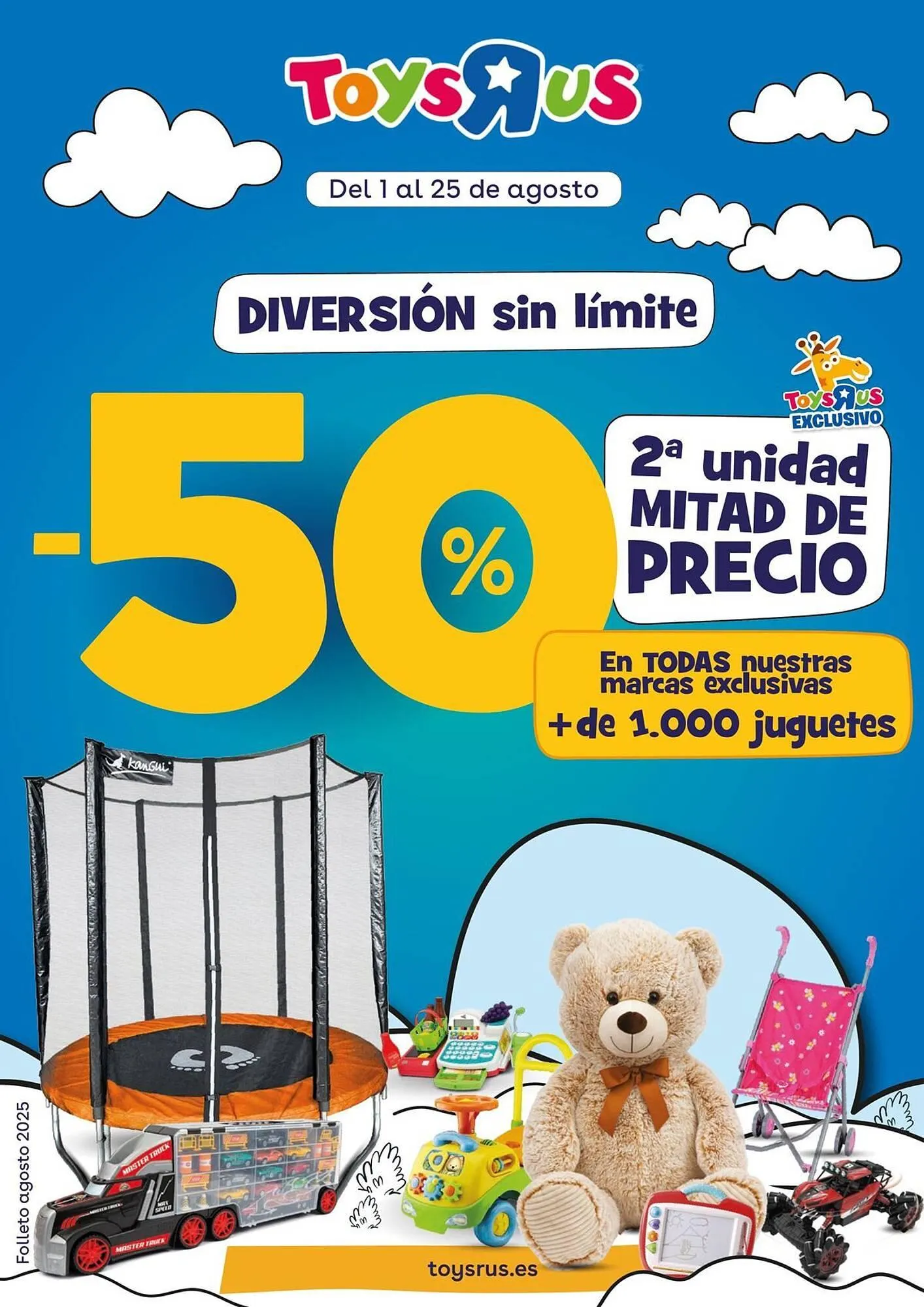 Catálogo de Folleto ToysRus 1 de agosto al 25 de agosto 2025 - Página 1