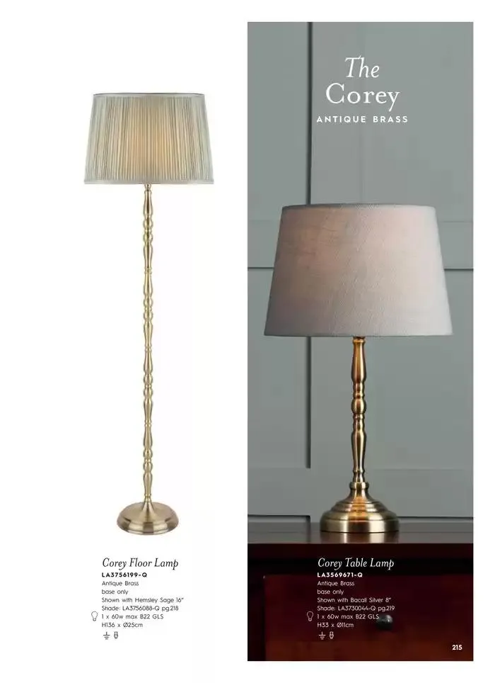 Catálogo de Lighting & Mirror Collection 12 de marzo al 31 de agosto 2025 - Página 217