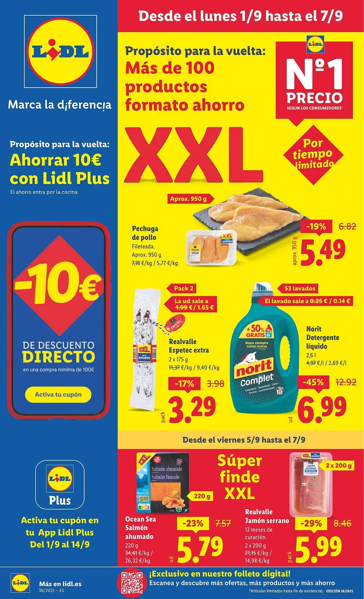 Catálogo de Folleto Lidl 1 de septiembre al 7 de septiembre 2025 - Página 1