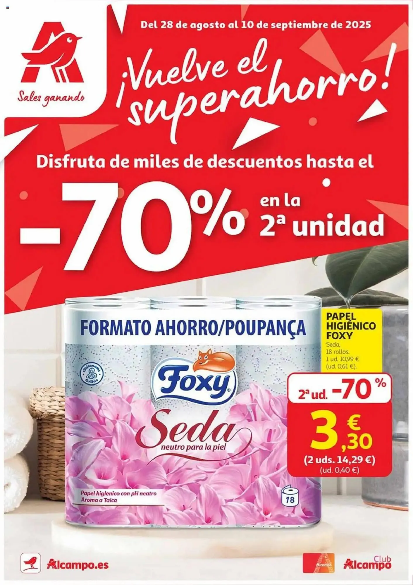 Catálogo de Folleto Alcampo 28 de agosto al 10 de septiembre 2025 - Página 1