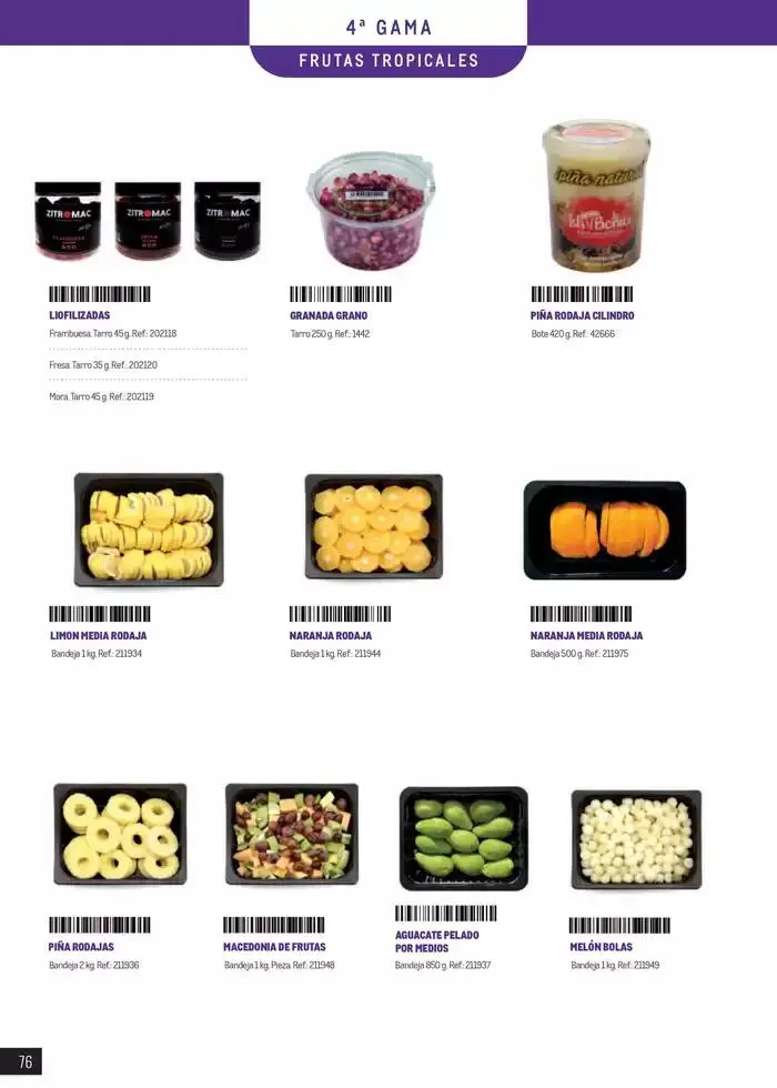 Catálogo de Frutas y verduras 8 de enero al 30 de junio 2025 - Página 76