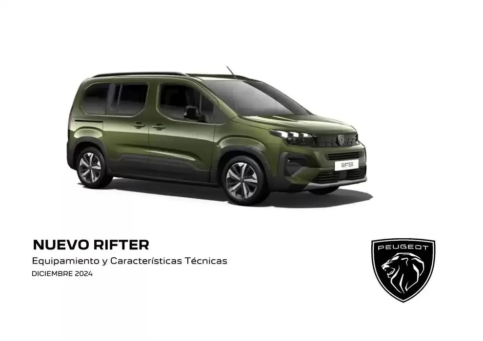 Catálogo de Peugeot NUEVO RIFTER 27 de noviembre al 27 de noviembre 2025 - Página 1