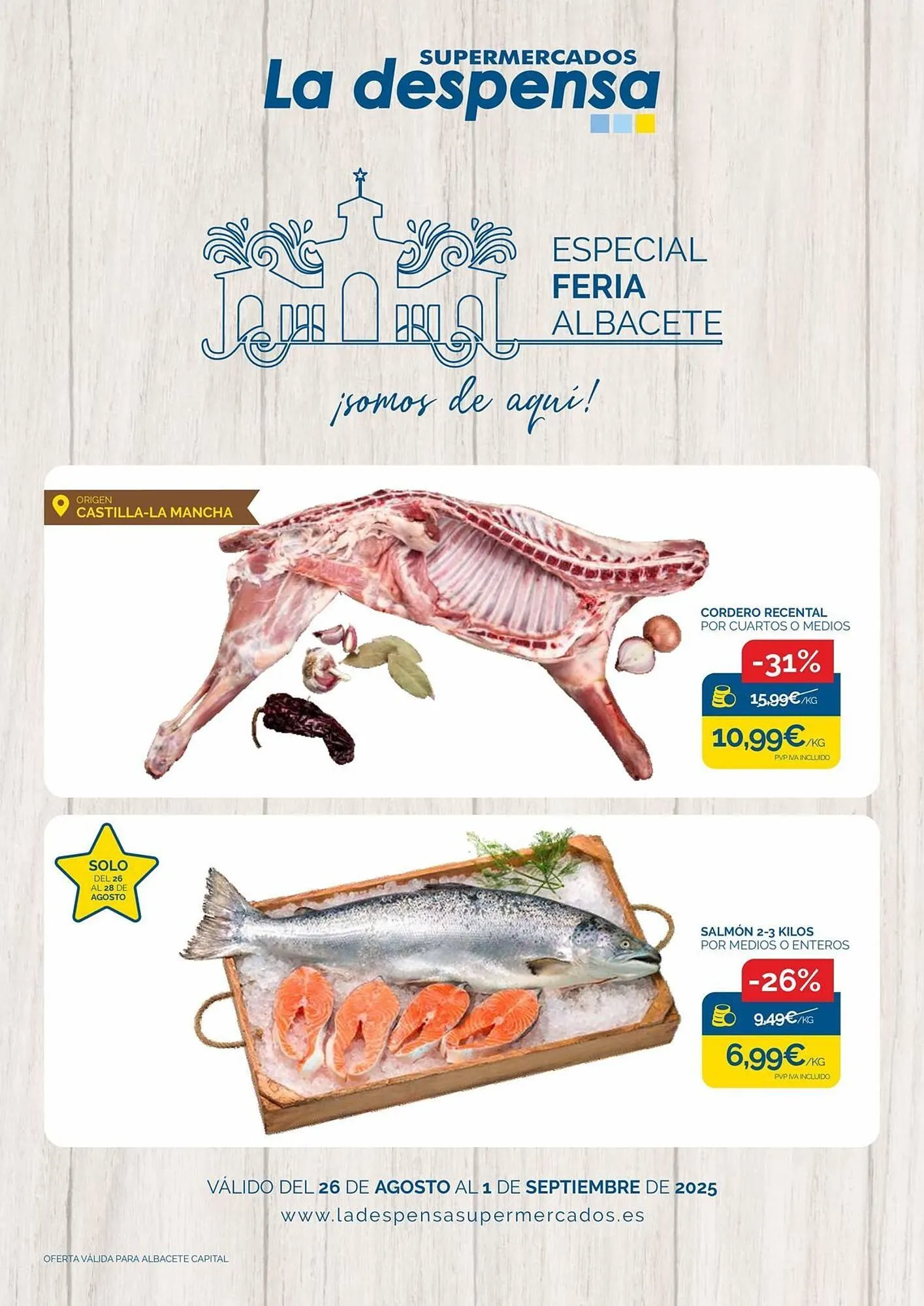 Catálogo de Folleto Supermercados La Despensa 26 de agosto al 1 de septiembre 2025 - Página 1