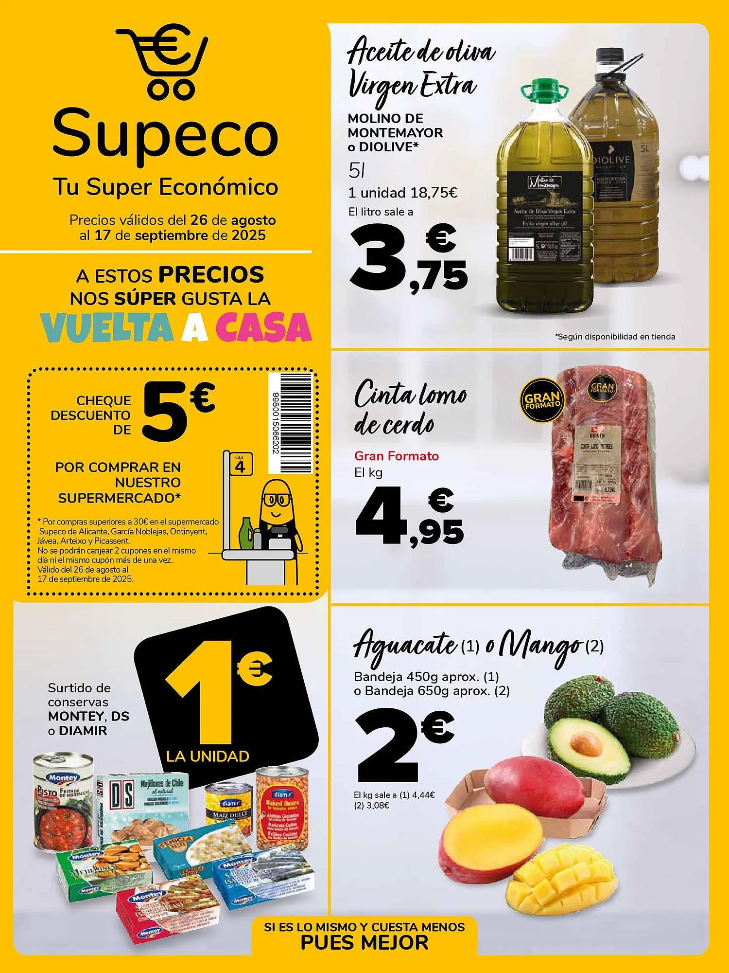 Catálogo de Folleto Supeco 25 de agosto al 17 de septiembre 2025 - Página 1
