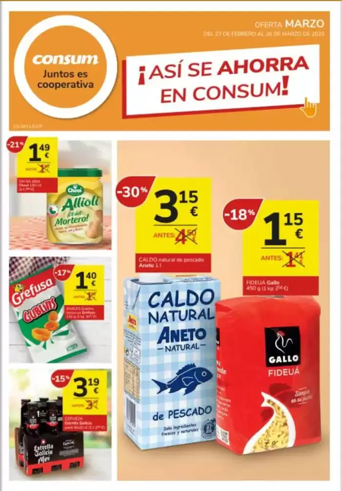 AIXÍ S’ESTALVIA EN CONSUM! - 1