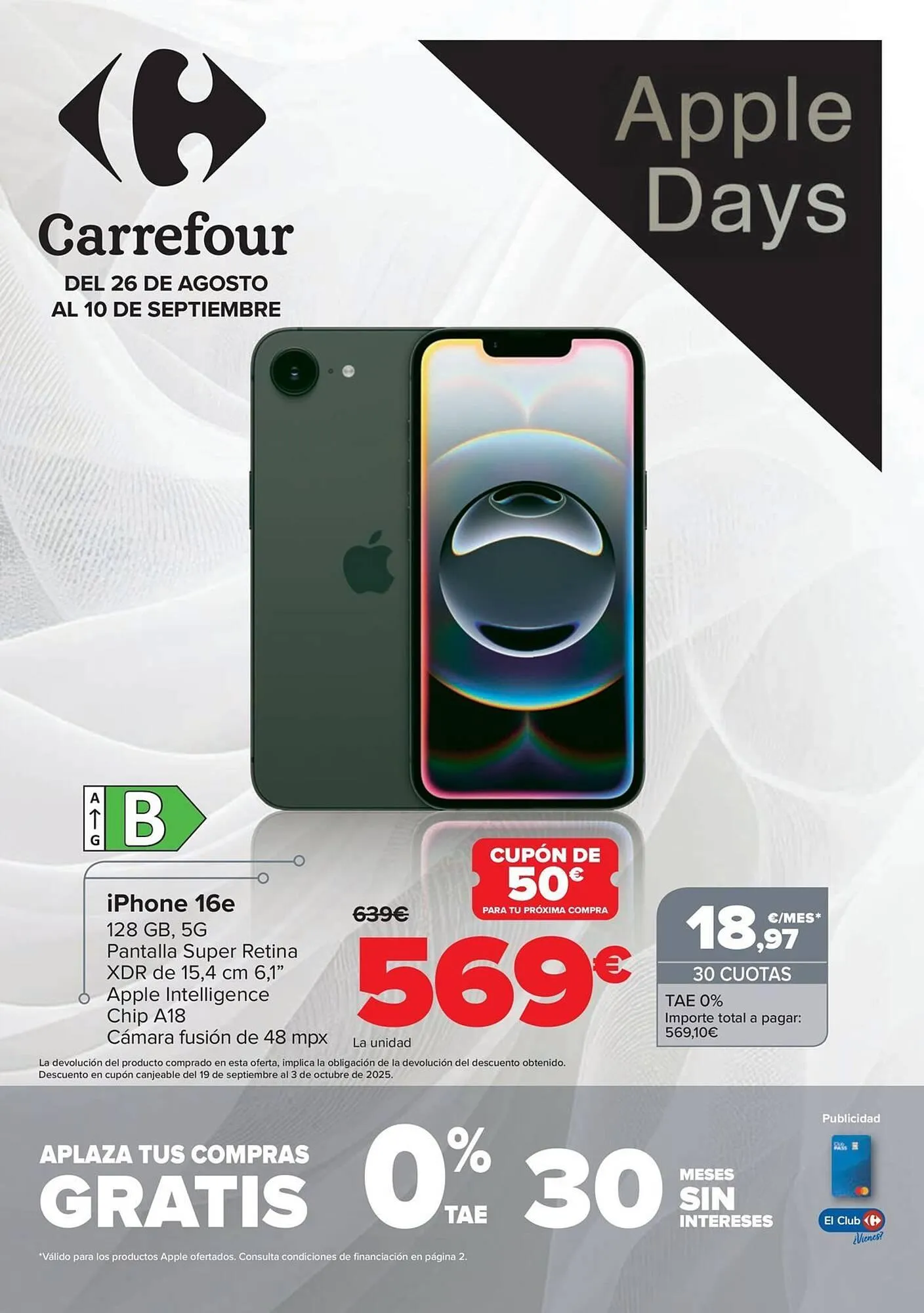 Catálogo de Folleto Carrefour 26 de agosto al 10 de septiembre 2025 - Página 1