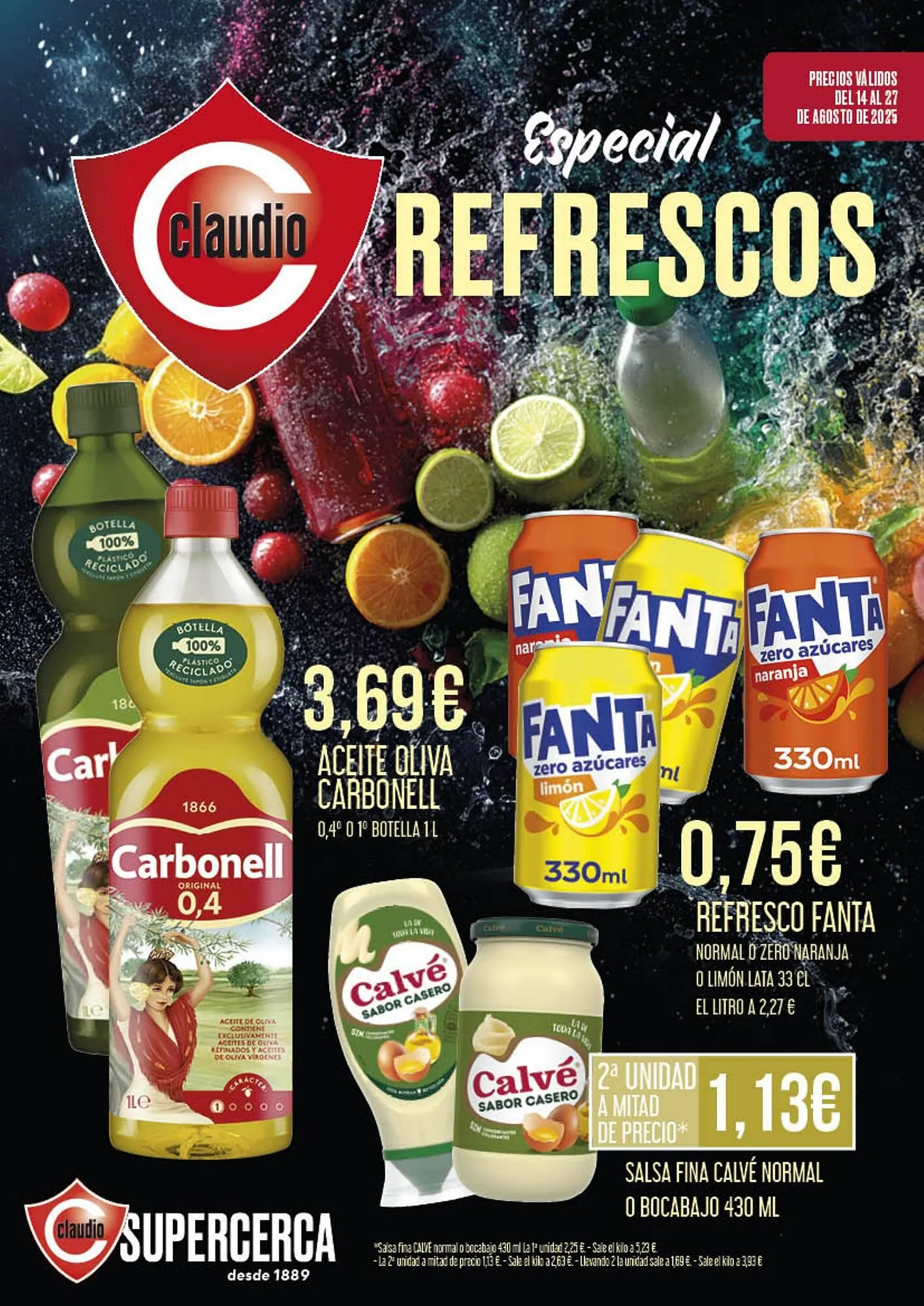 Catálogo de Folleto Claudio 14 de agosto al 27 de agosto 2025 - Página 1