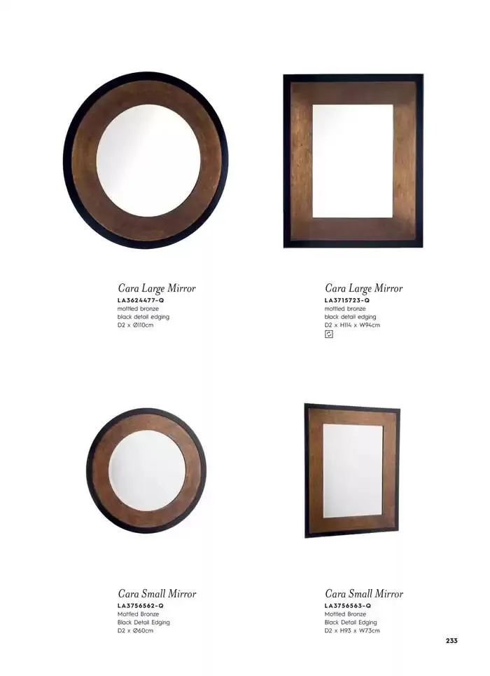 Catálogo de Lighting & Mirror Collection 12 de marzo al 31 de agosto 2025 - Página 235