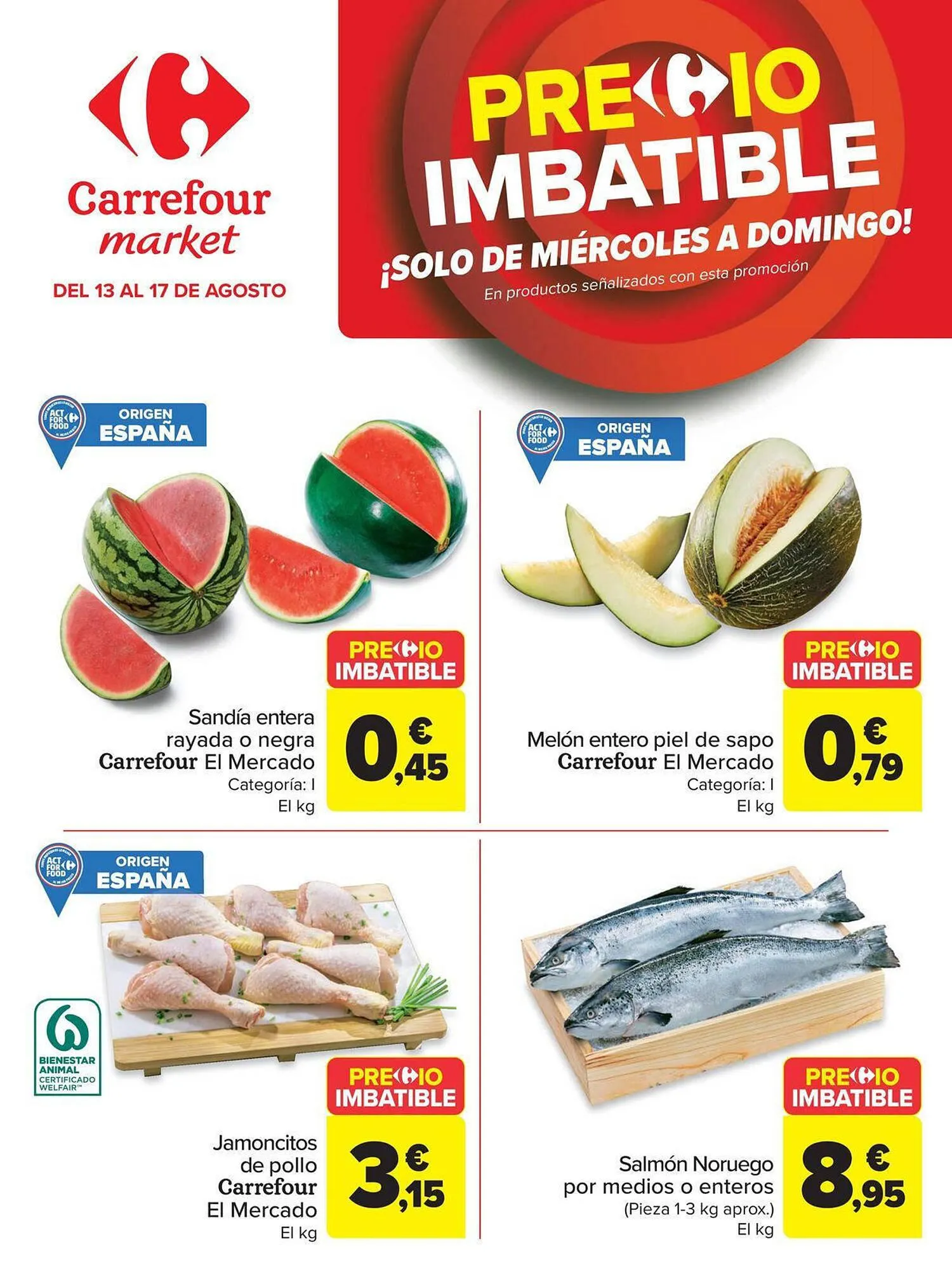 Catálogo de Folleto Carrefour Market 12 de agosto al 17 de agosto 2025 - Página 1