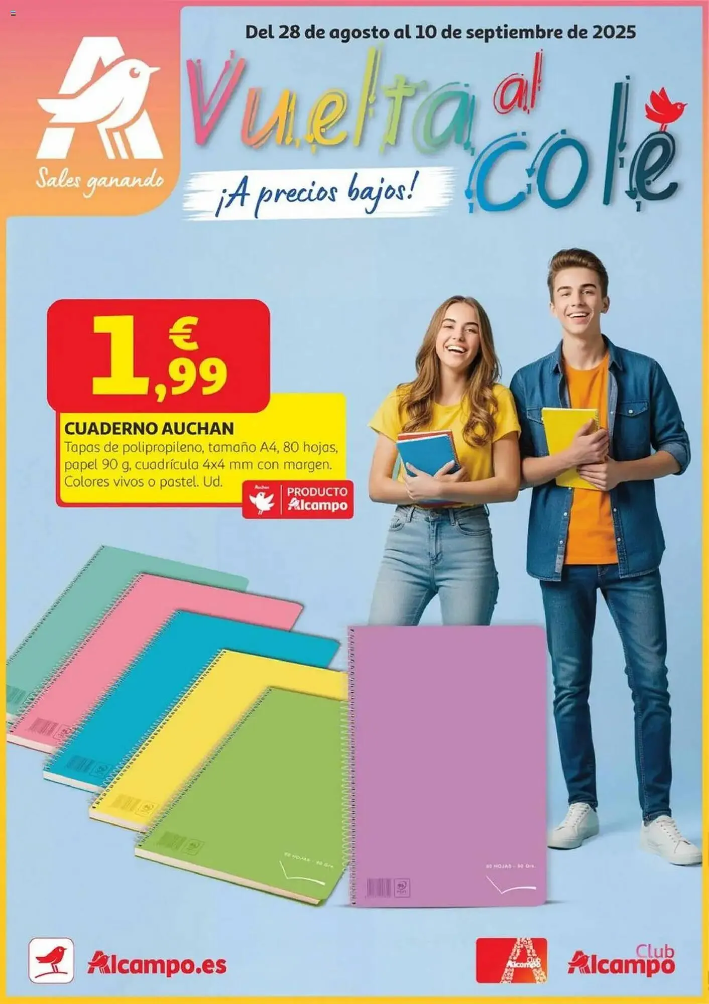 Catálogo de Folleto Alcampo 28 de agosto al 10 de septiembre 2025 - Página 1