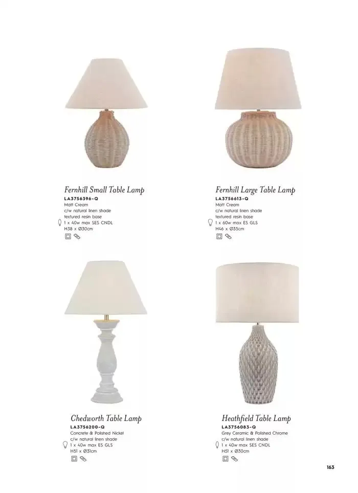 Catálogo de Lighting & Mirror Collection 12 de marzo al 31 de agosto 2025 - Página 165