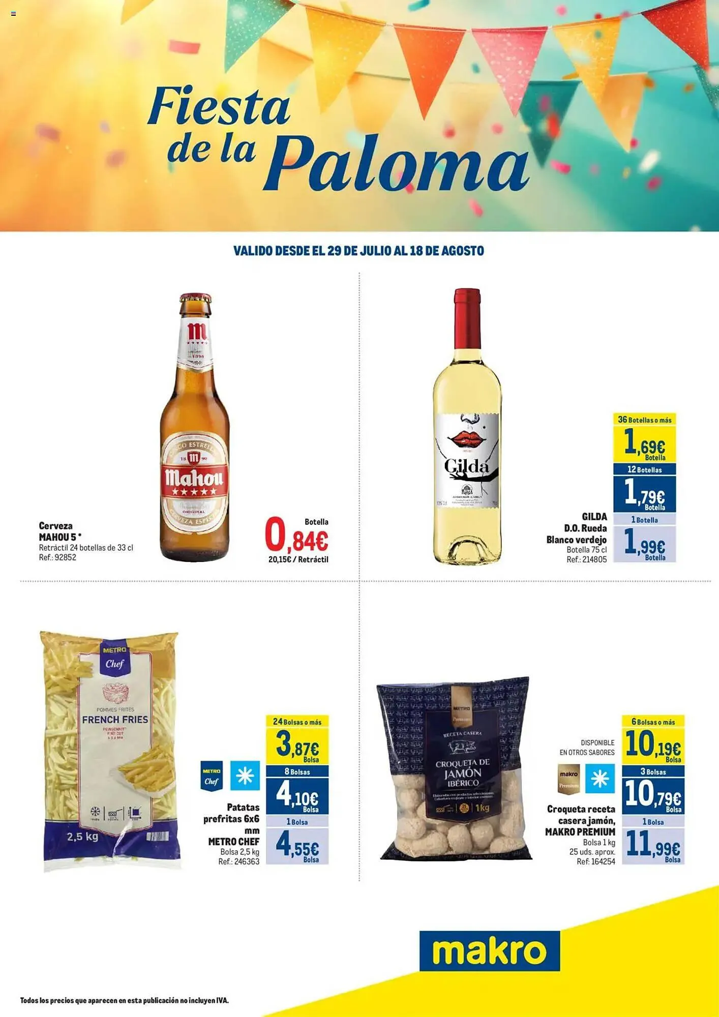 Catálogo de Folleto Makro 29 de julio al 18 de agosto 2025 - Página 1