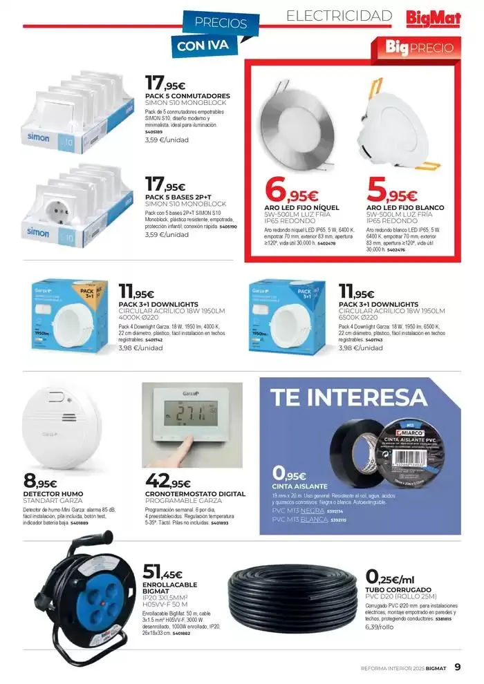 Catálogo de  Precios del folleto válidos hasta el 19/04/25 17 de febrero al 19 de abril 2025 - Página 9