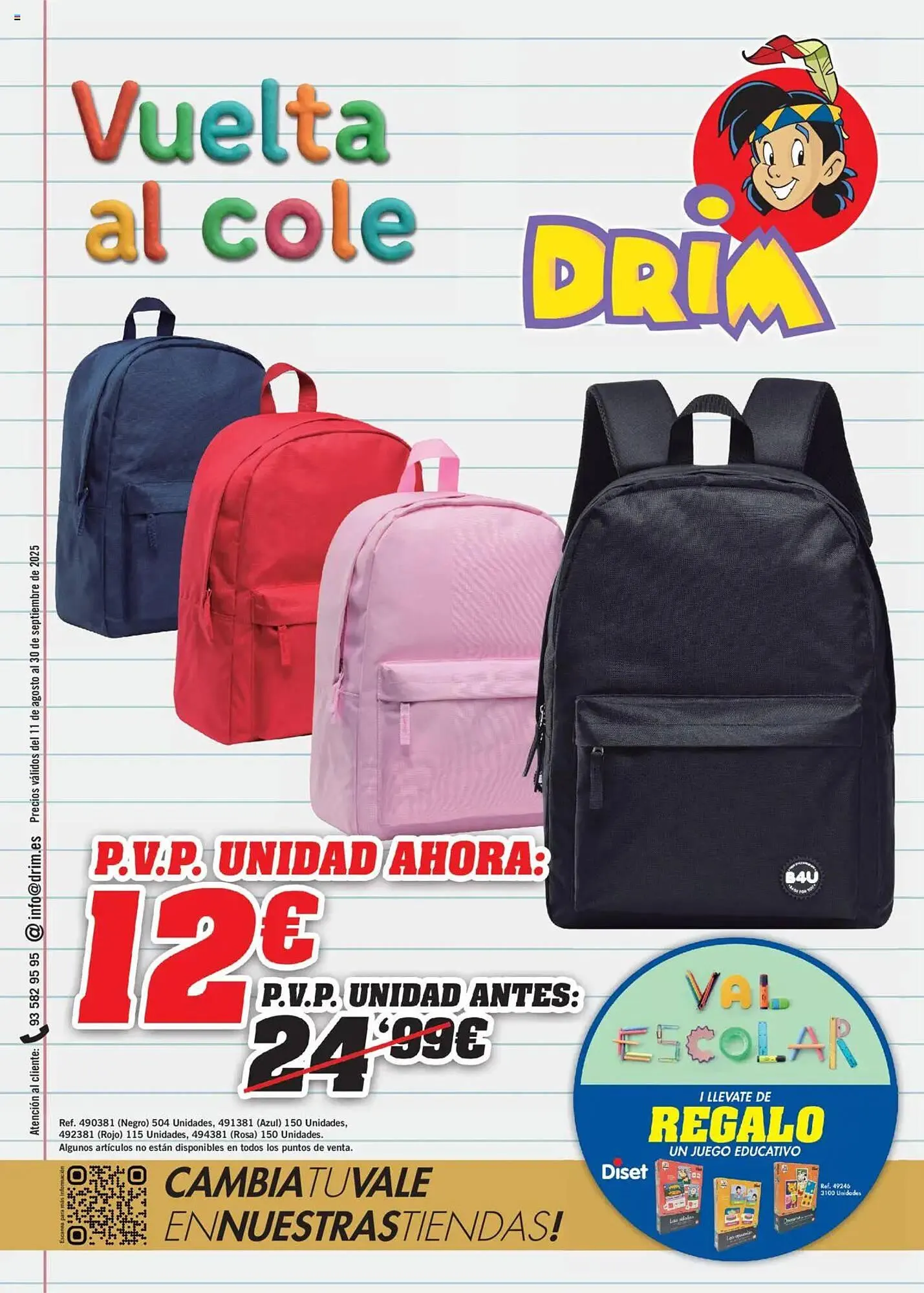 Catálogo de Folleto DRIM 11 de agosto al 30 de septiembre 2025 - Página 1