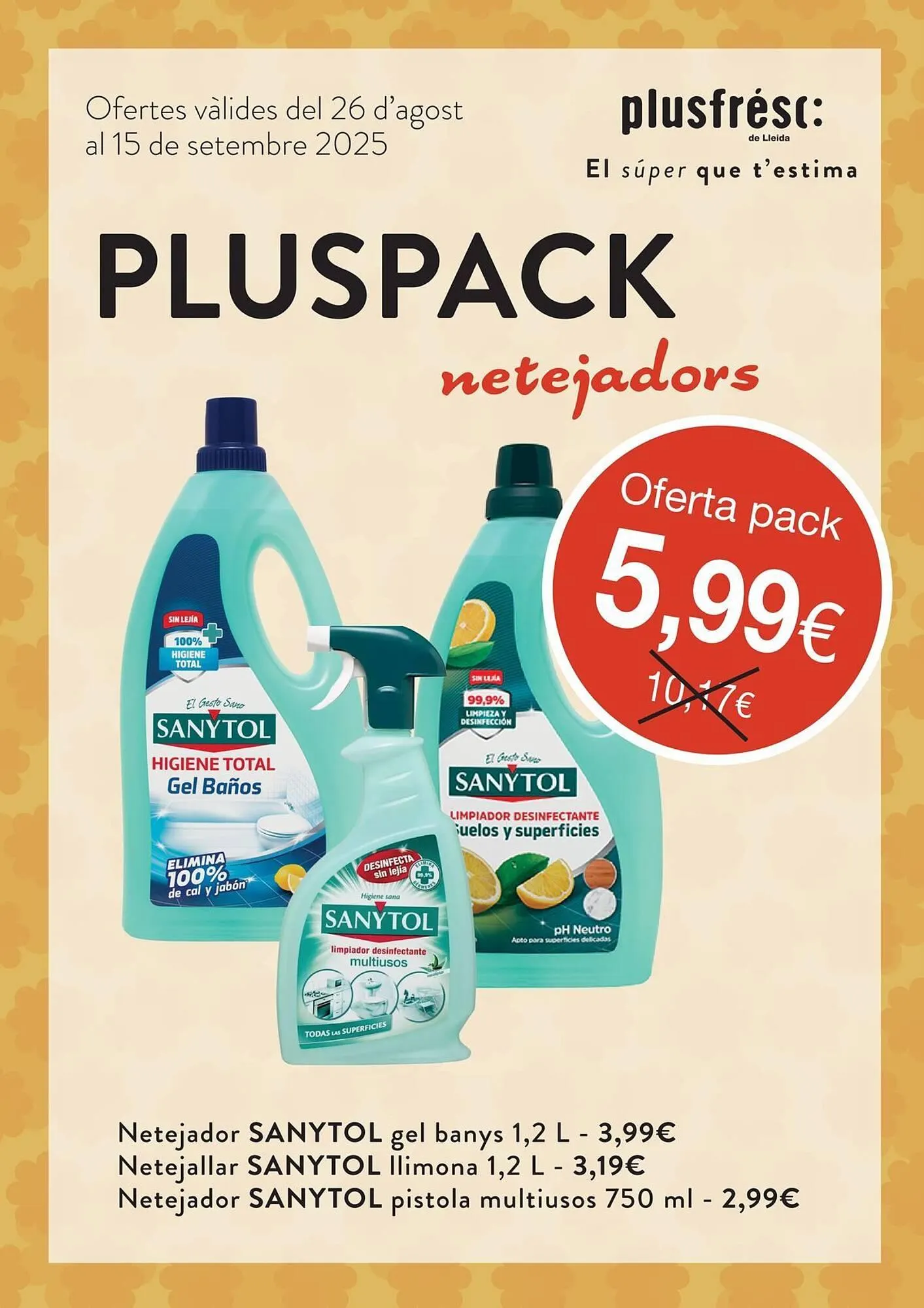 Catálogo de Folleto Plusfresc 26 de agosto al 15 de septiembre 2025 - Página 1