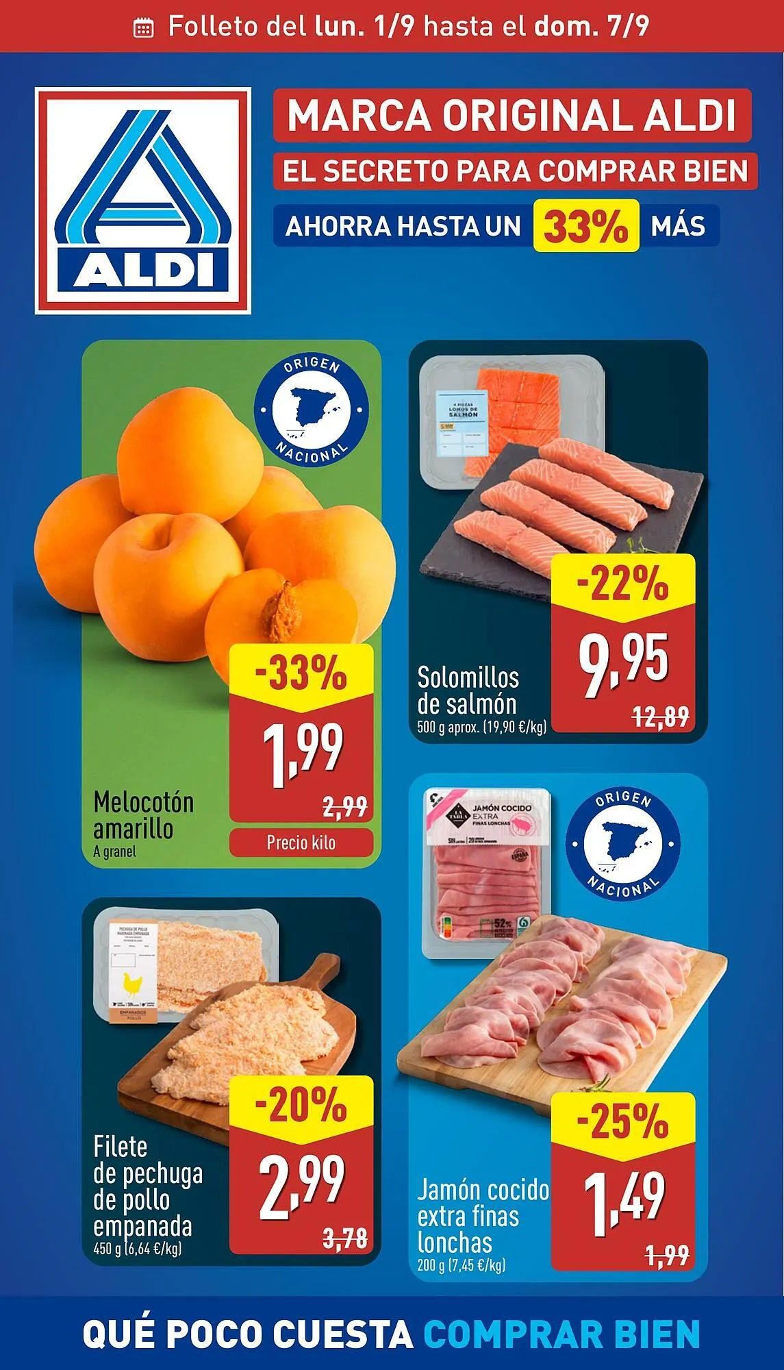 Catálogo de Folleto ALDI 1 de septiembre al 7 de septiembre 2025 - Página 1