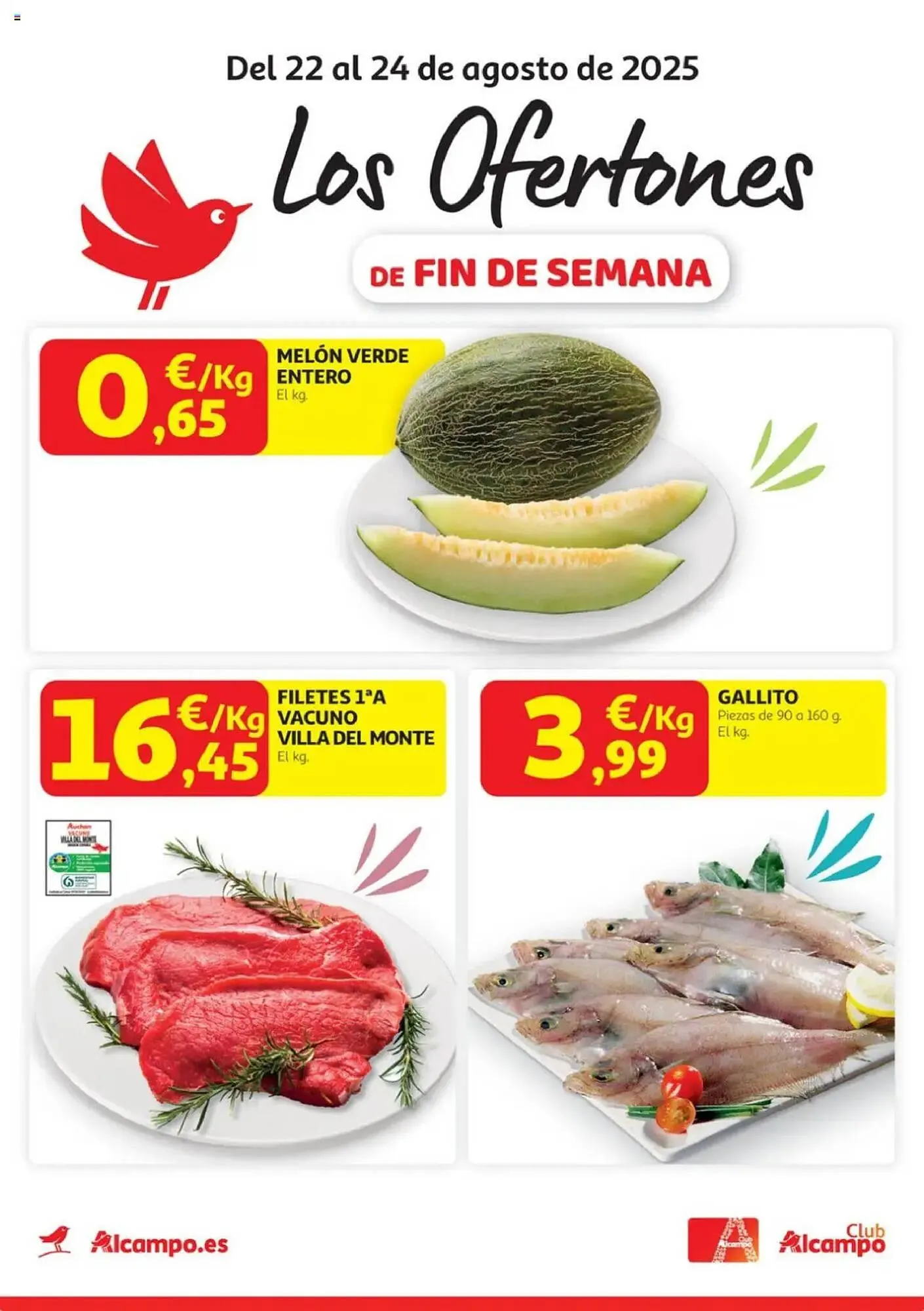 Catálogo de Folleto Alcampo 22 de agosto al 24 de agosto 2025 - Página 1