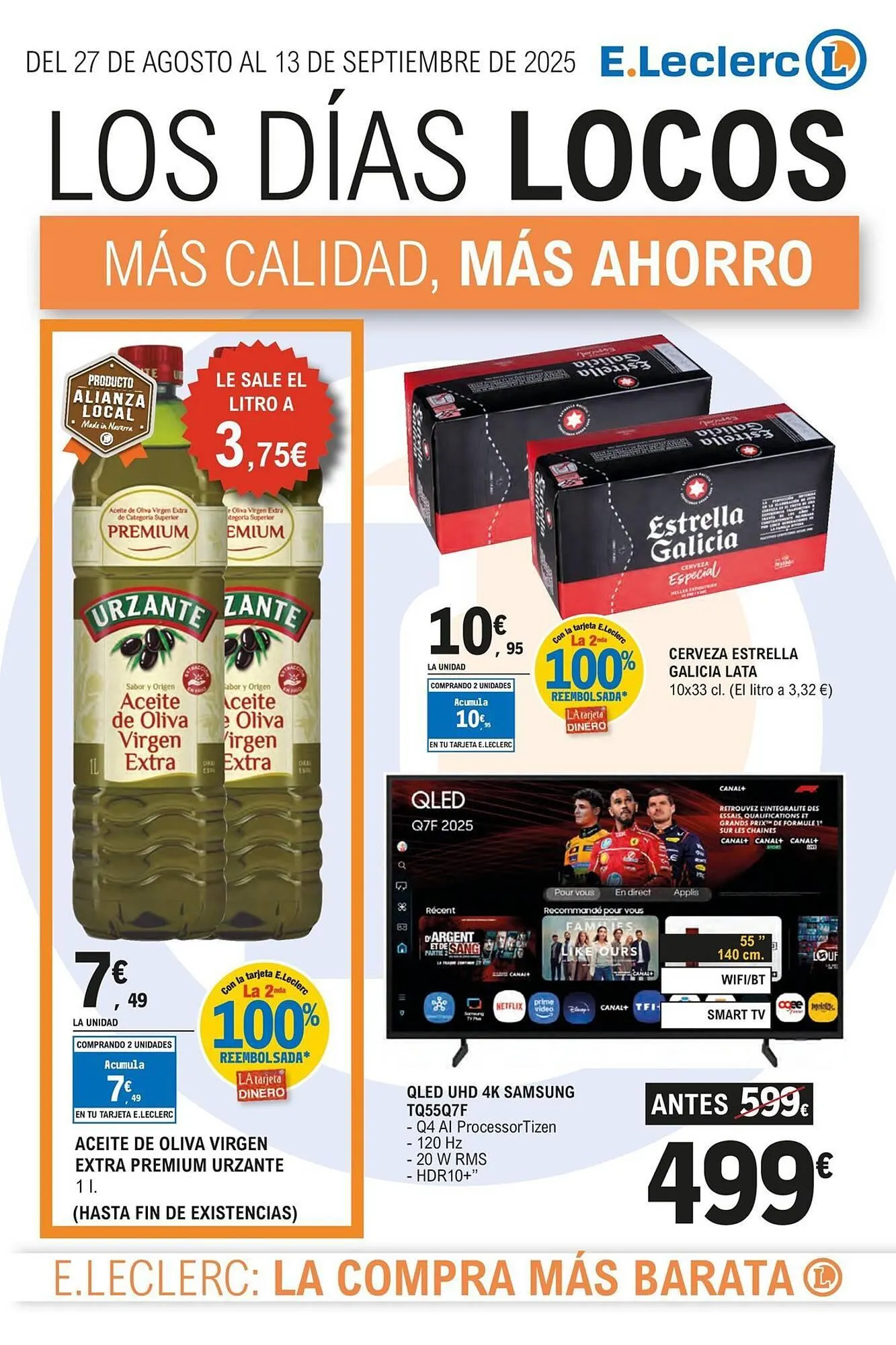 Catálogo de Folleto E.Leclerc 28 de agosto al 13 de septiembre 2025 - Página 1