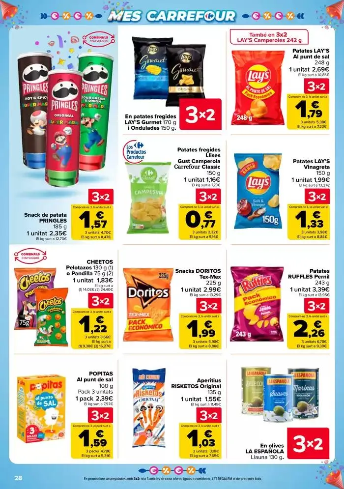Catálogo de 3x2 + CHOLLOS 22 de abril al 12 de mayo 2025 - Página 28