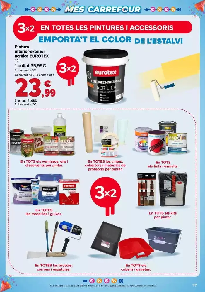 Catálogo de 3x2 + CHOLLOS 22 de abril al 12 de mayo 2025 - Página 77