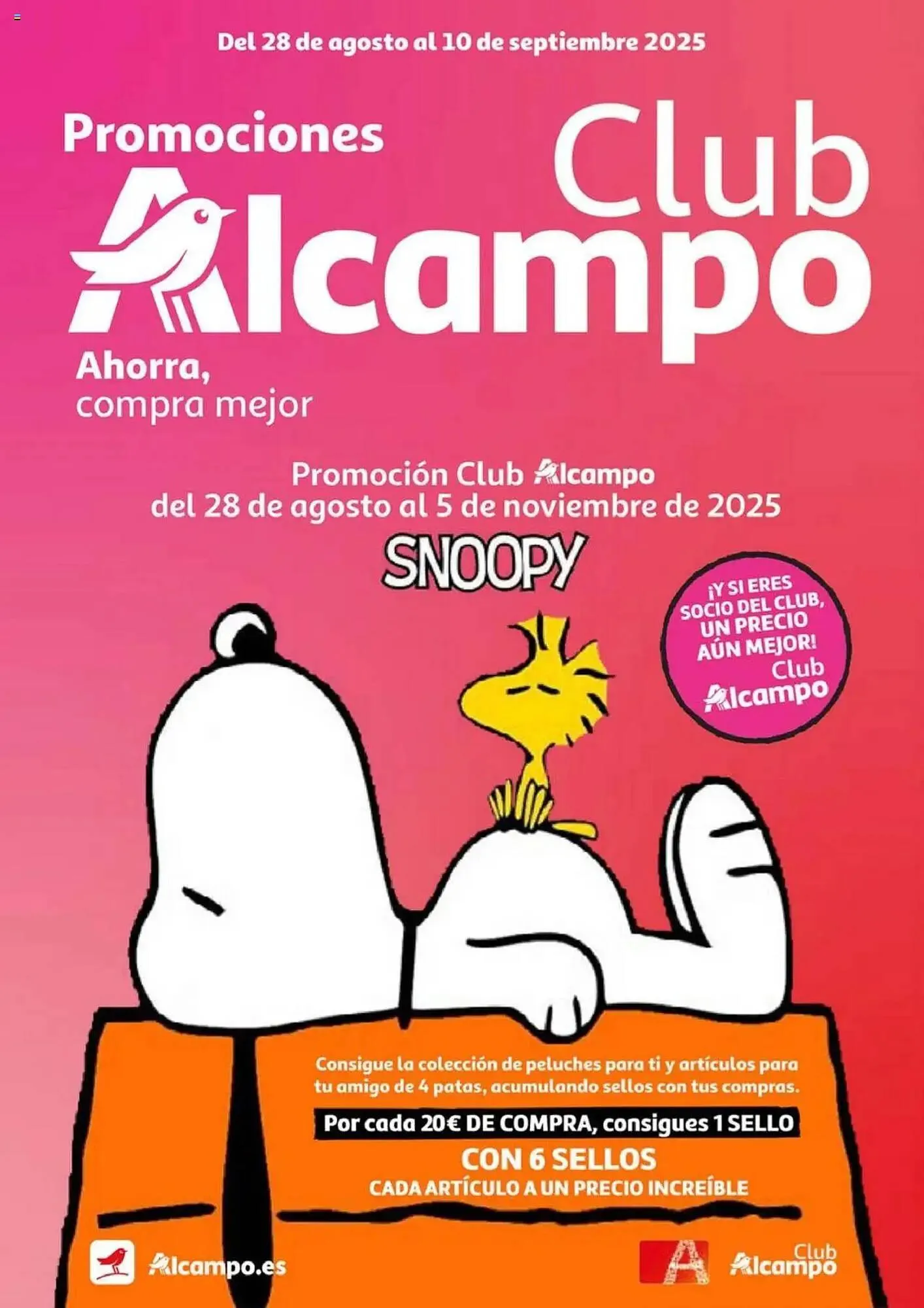 Catálogo de Folleto Alcampo 28 de agosto al 10 de septiembre 2025 - Página 1