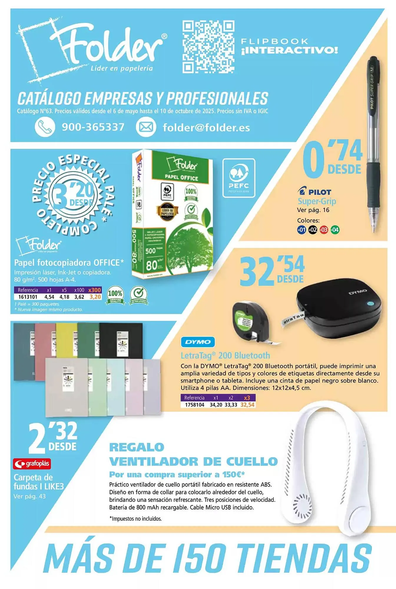 Catálogo de Folleto Folder 8 de mayo al 10 de octubre 2025 - Página 1