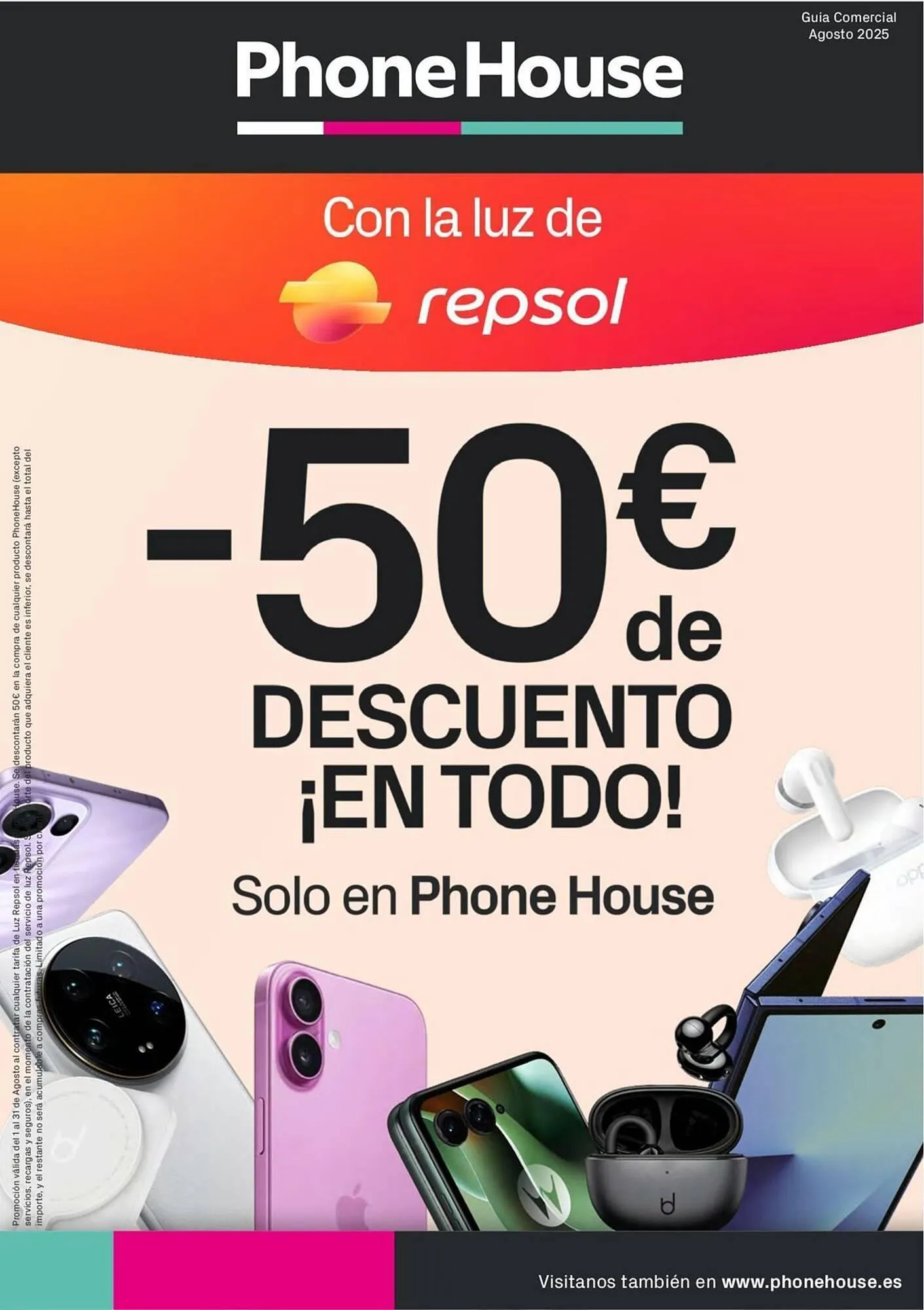 Catálogo de Folleto Phone House 19 de agosto al 31 de agosto 2025 - Página 1