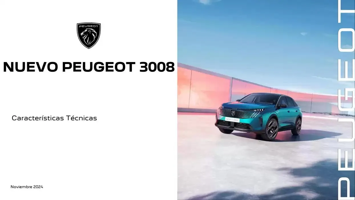 Catálogo de Peugeot NUEVO 3008 13 de noviembre al 13 de noviembre 2025 - Página 1