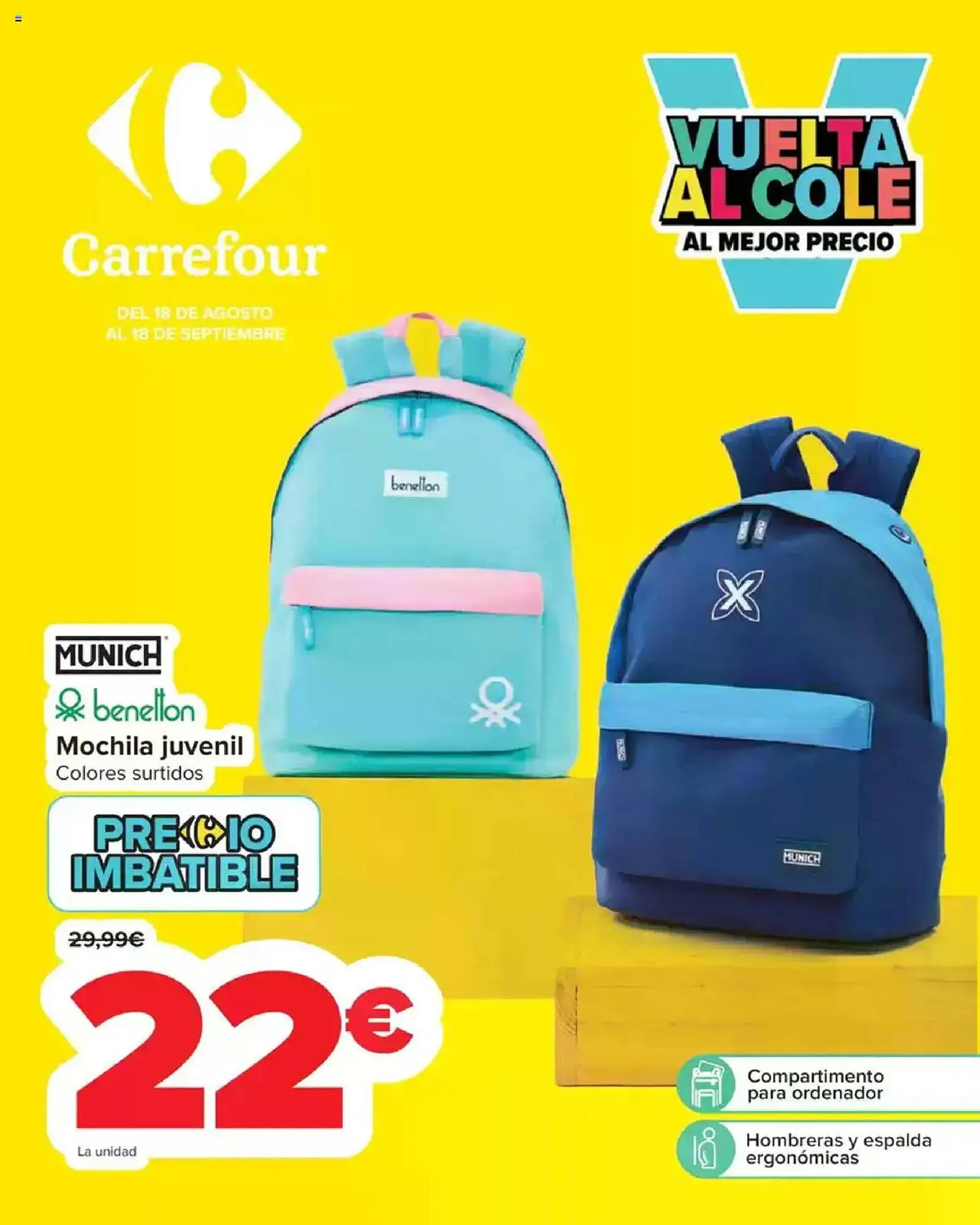 Catálogo de Folleto Carrefour 18 de agosto al 18 de septiembre 2025 - Página 1