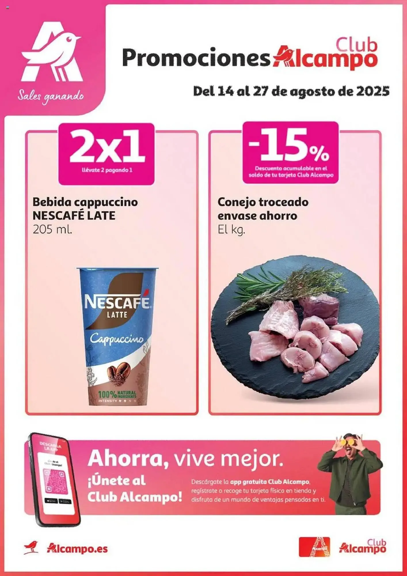 Catálogo de Folleto Alcampo 14 de agosto al 27 de agosto 2025 - Página 1