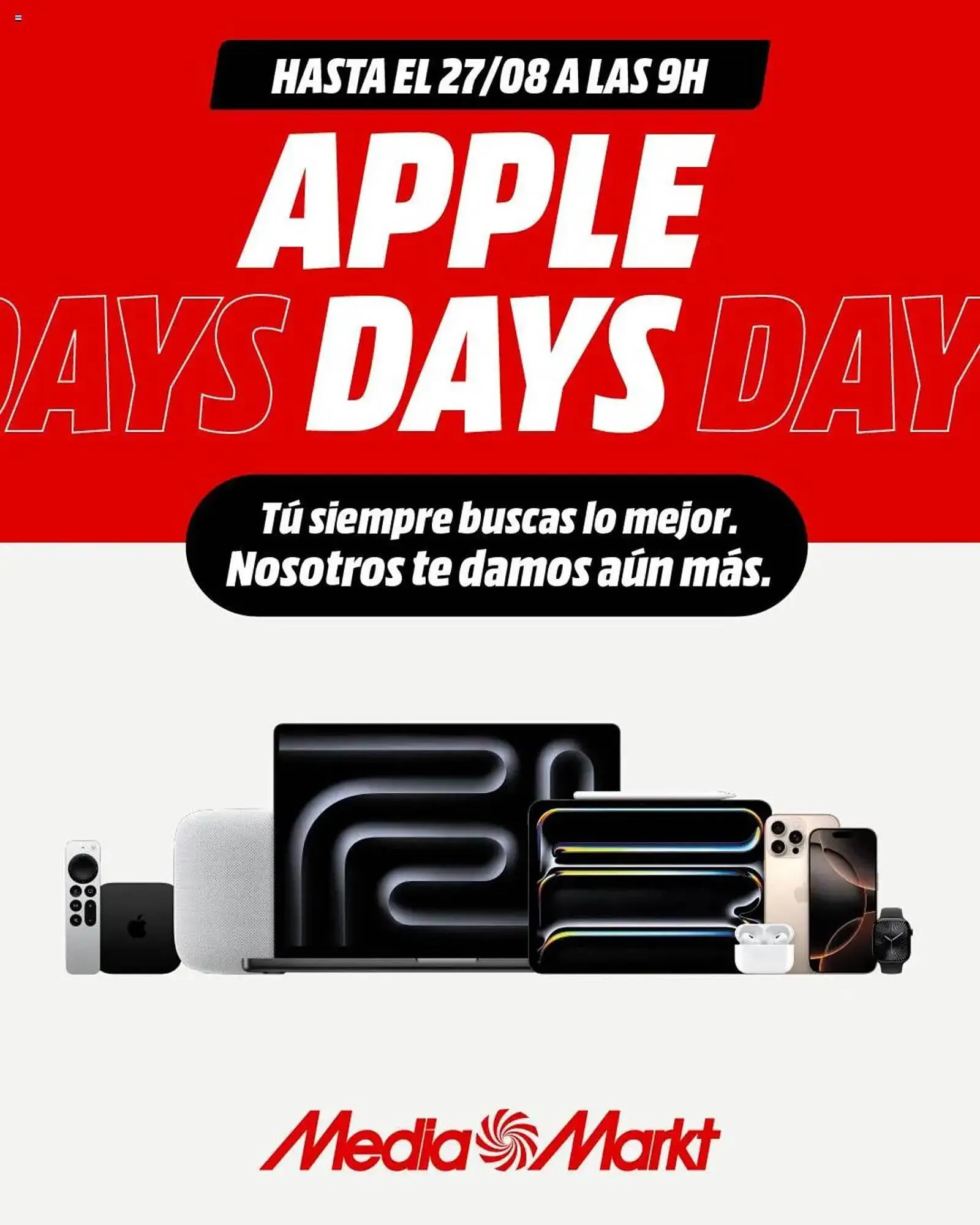 Catálogo de Folleto MediaMarkt 25 de agosto al 27 de agosto 2025 - Página 1