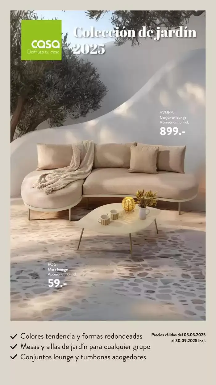 Catálogo de Colección de jardín 2025 3 de marzo al 30 de septiembre 2025 - Página 1