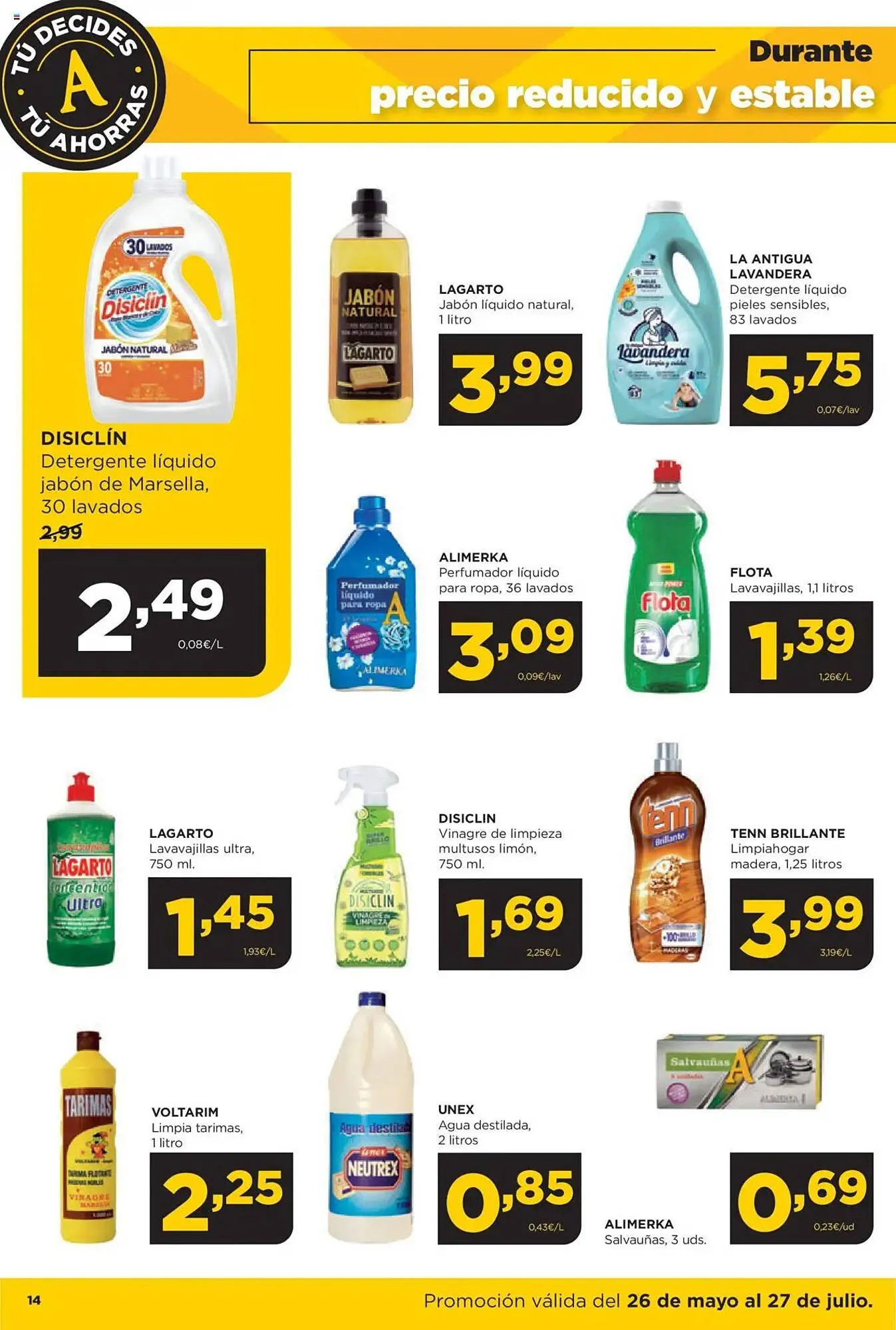 Catálogo de Folleto Alimerka 26 de mayo al 27 de julio 2025 - Página 14