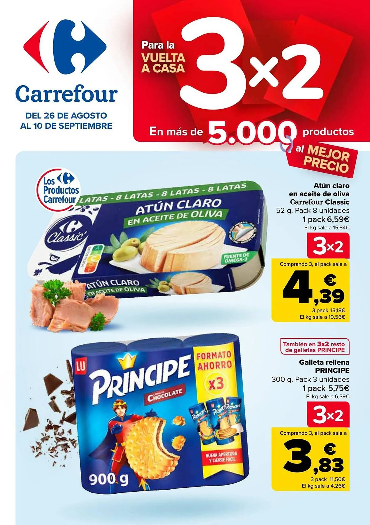 Catálogo de Folleto Carrefour 26 de agosto al 10 de septiembre 2025 - Página 1