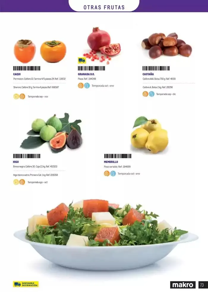 Catálogo de Frutas y verduras 8 de enero al 30 de junio 2025 - Página 73
