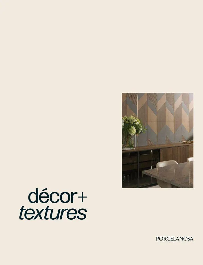Folheto décor+textures  de 26 de janeiro até 26 de janeiro 2025 - Pagina 1