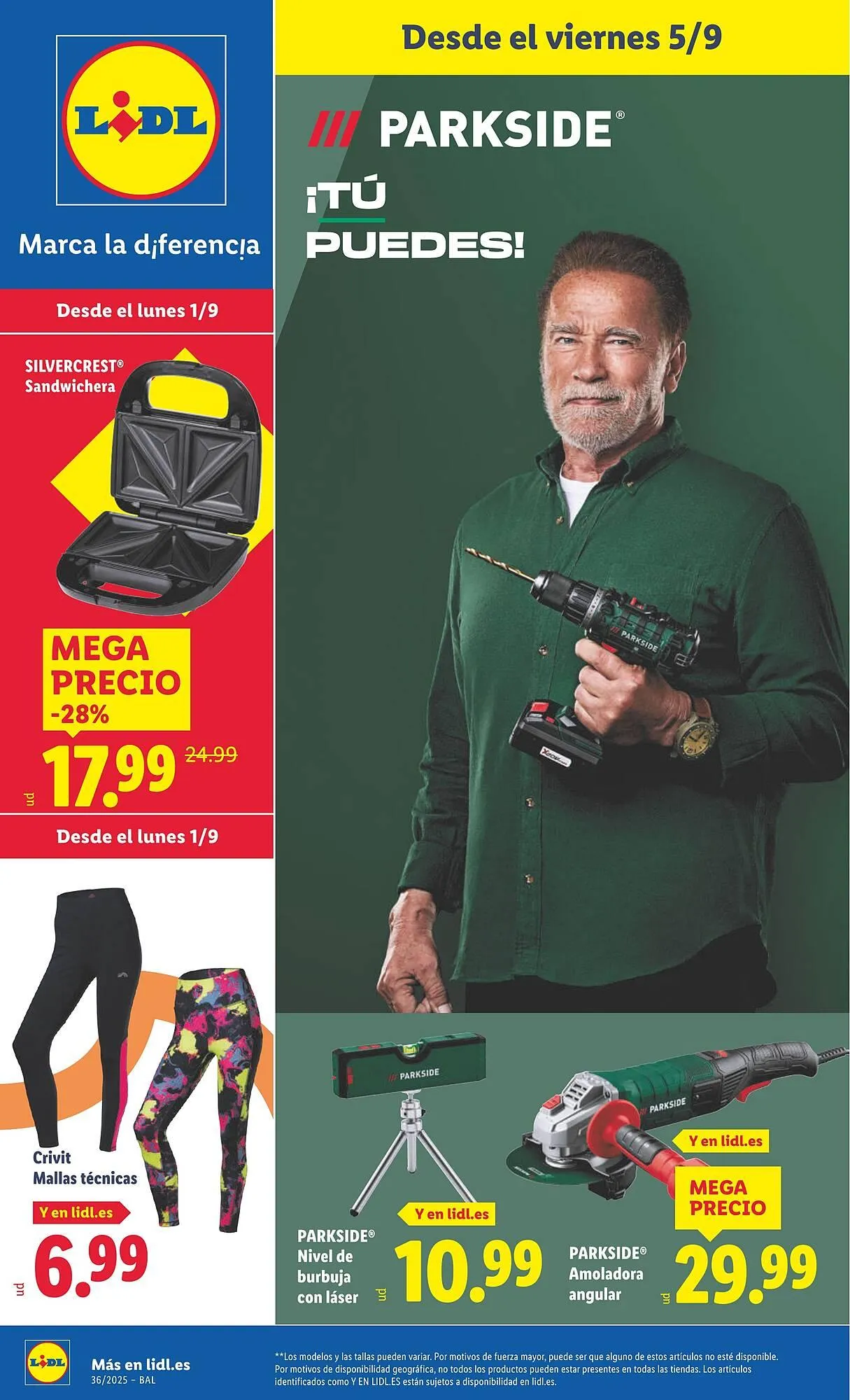 Catálogo de Folleto Lidl 1 de septiembre al 7 de septiembre 2025 - Página 1