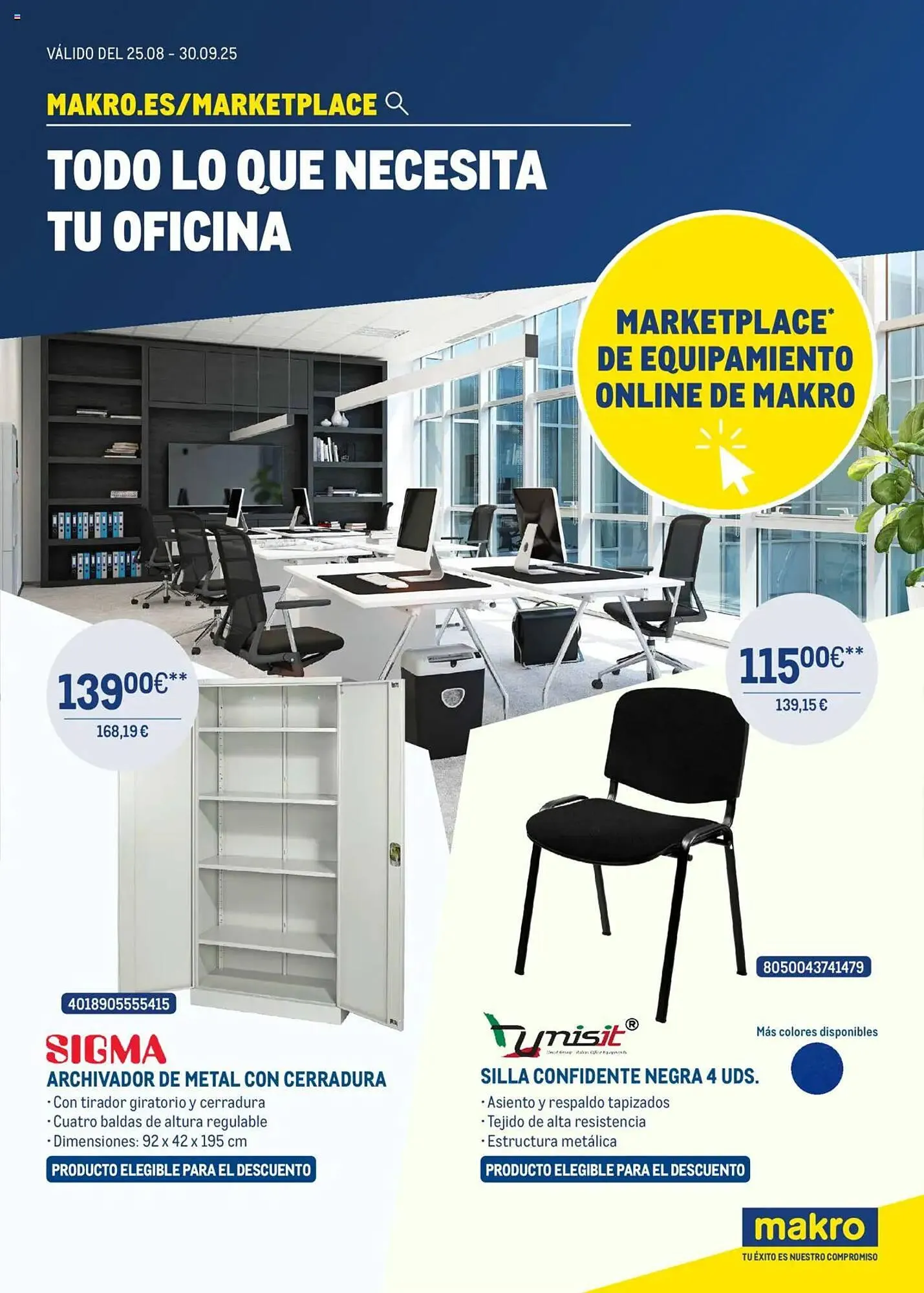 Catálogo de Folleto Makro 25 de agosto al 30 de septiembre 2025 - Página 1