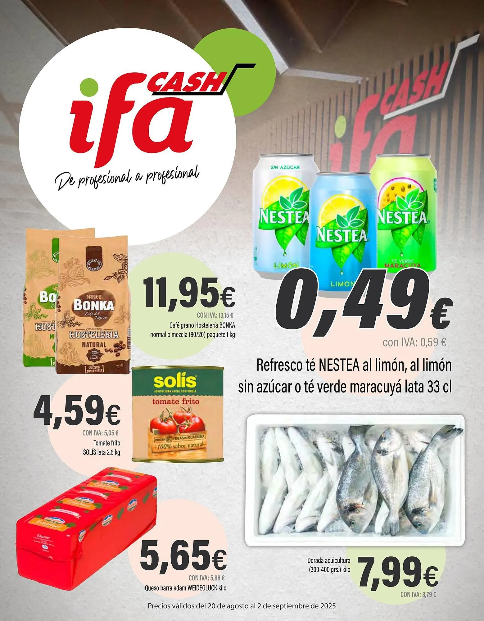Catálogo de Folleto Cash Ifa 20 de agosto al 9 de septiembre 2025 - Página 1
