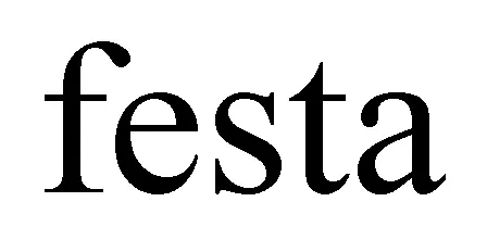 Festa logo de catálogo