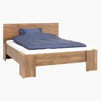Cadru pat VEDDE 140x200 stejar sălbatic