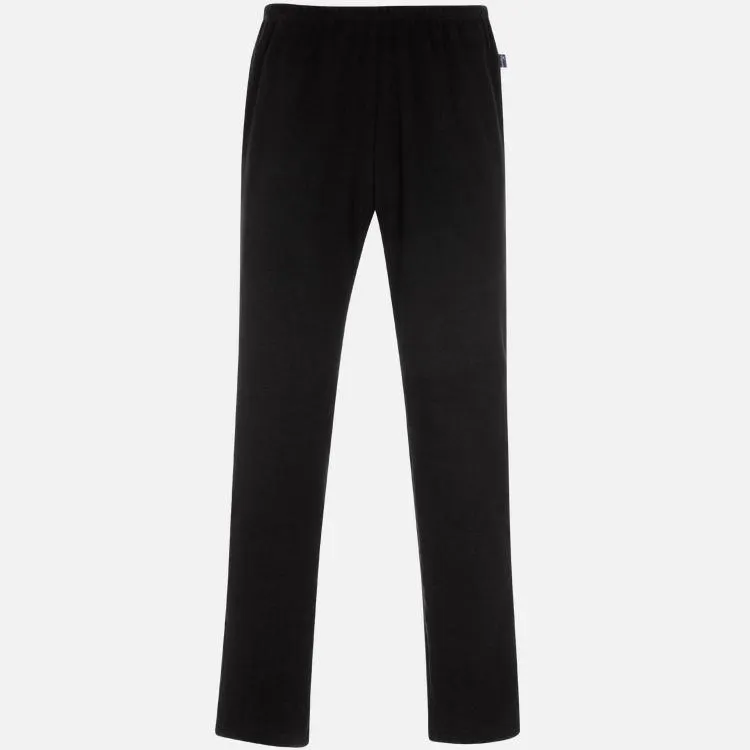 Leichte Fleece-Freizeithose Schwarz