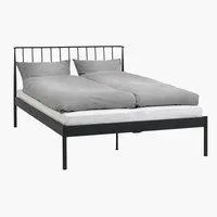 Cadru pat ABILDRO 140x200 negru