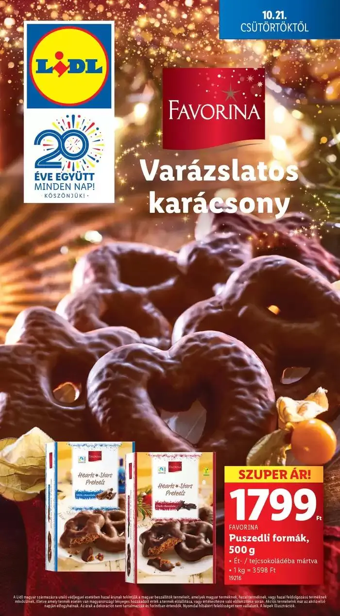 Katalógus Ünnepi édességkatalógus október 17.-tól december 31.-ig 2024. - Oldal 1