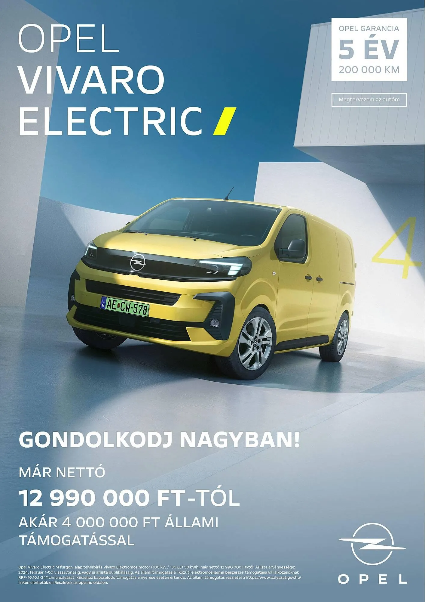 Opel Vivaro Electric akciós újság - 1