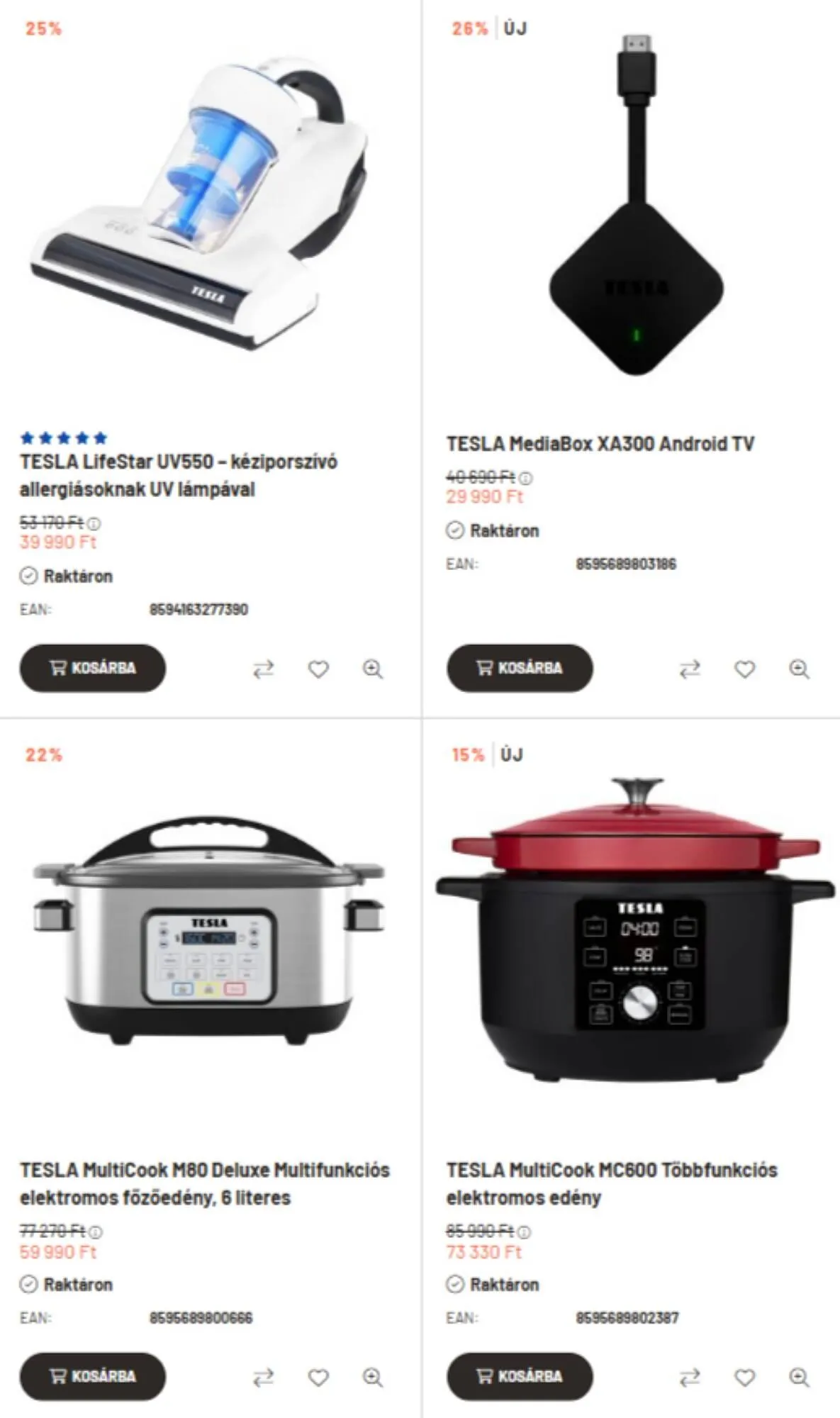 TeslaRobot akciós újság - 1