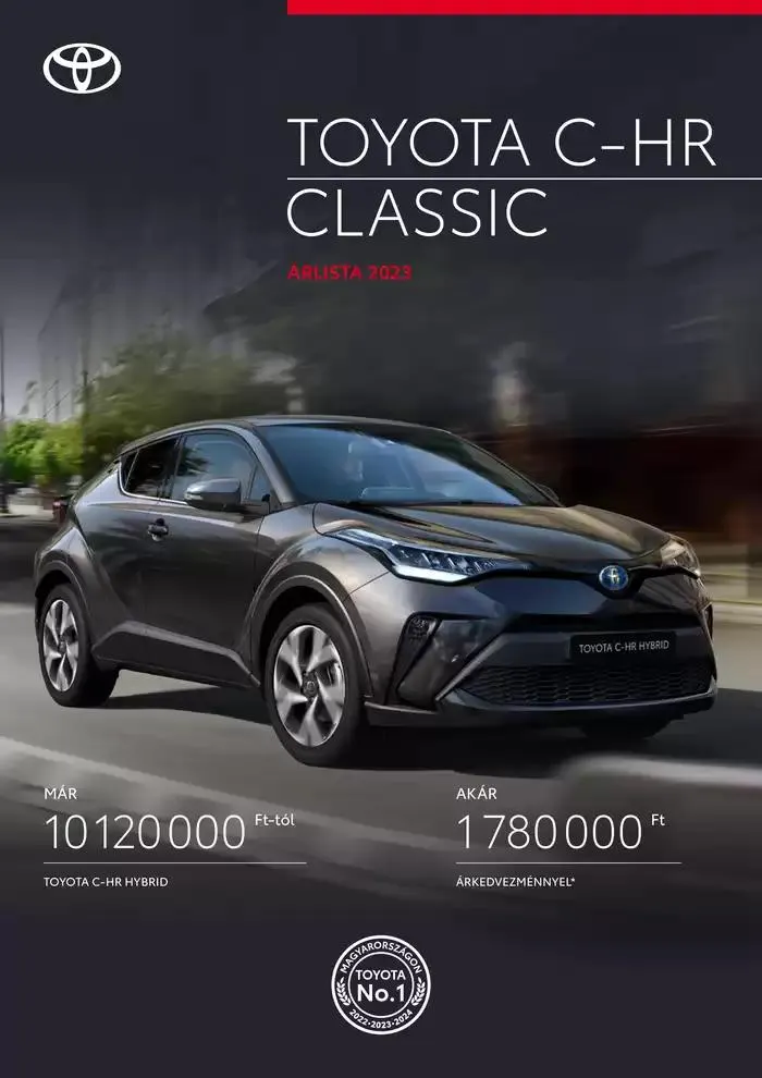 Katalógus Toyota C-HR Hybrid február 6.-tól február 6.-ig 2026. - Oldal 1