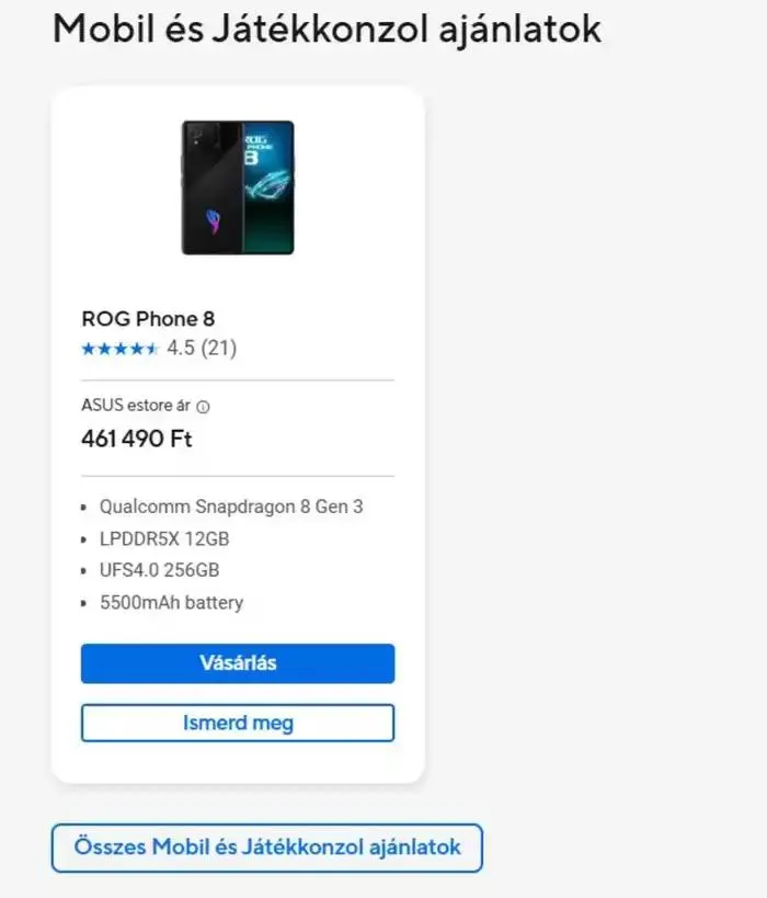 Katalógus ROG Phone 8 január 6.-tól január 20.-ig 2025. - Oldal 1